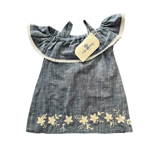 The Fancy Feather Other - The Fancy Feather Hand Embroidered Dress